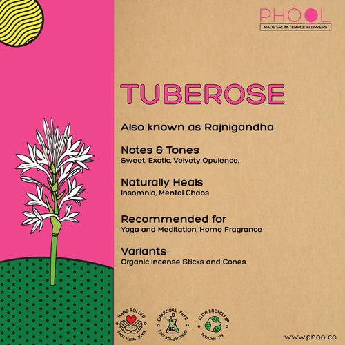 Phool Natural Incense Cones - Tuberose