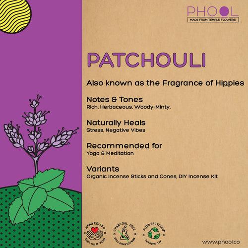 Phool Natural Incense Cones - Patchouli