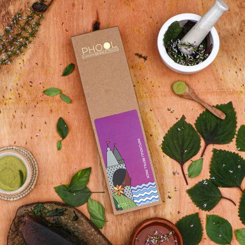 Phool Natural Incense Sticks Refill pack - Patchouli