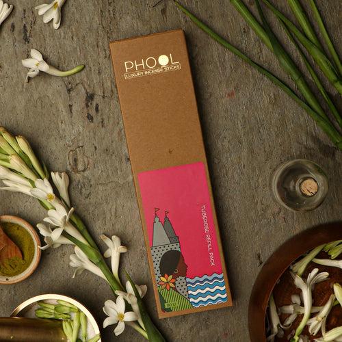 Phool Natural Incense Sticks Refill pack - Tuberose