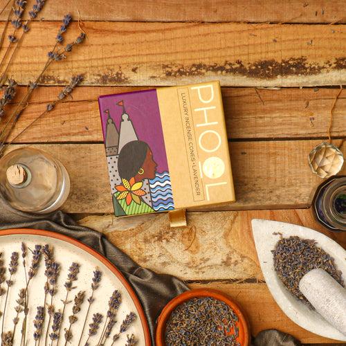 Phool Natural Incense Cones - Lavender