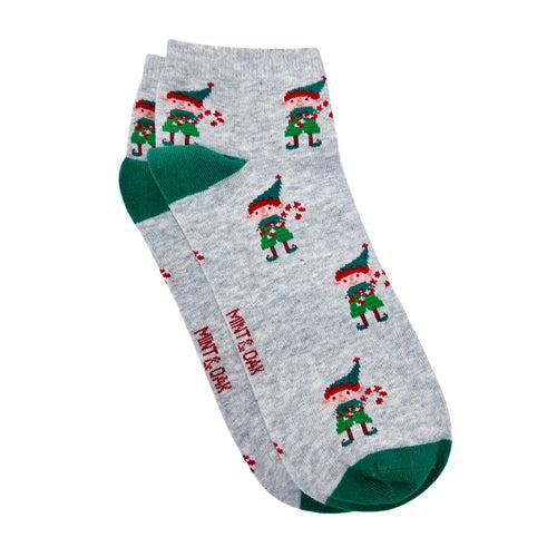 Candyland Elf Ankle Socks For Men