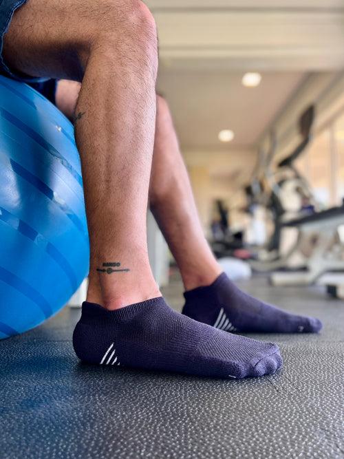 Workout Essentials Set Of 3 Bamboo Socks For Men