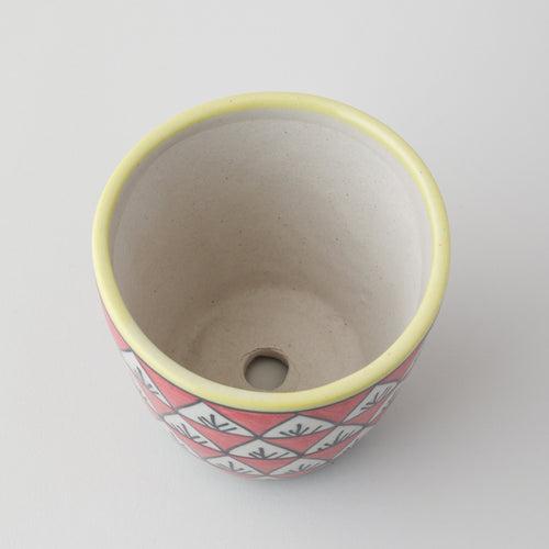 Ceramic Planter Red- 3.5x4