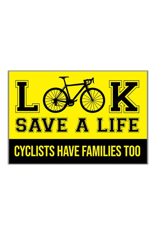 Look Out For Cyclist Sticker