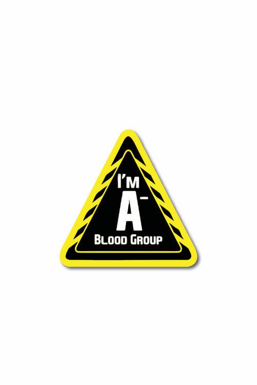 Blood Group Sticker: A-