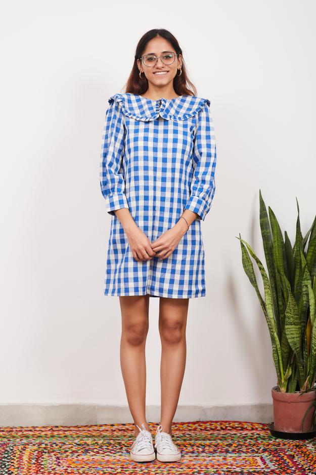 Blue Gingham Dress