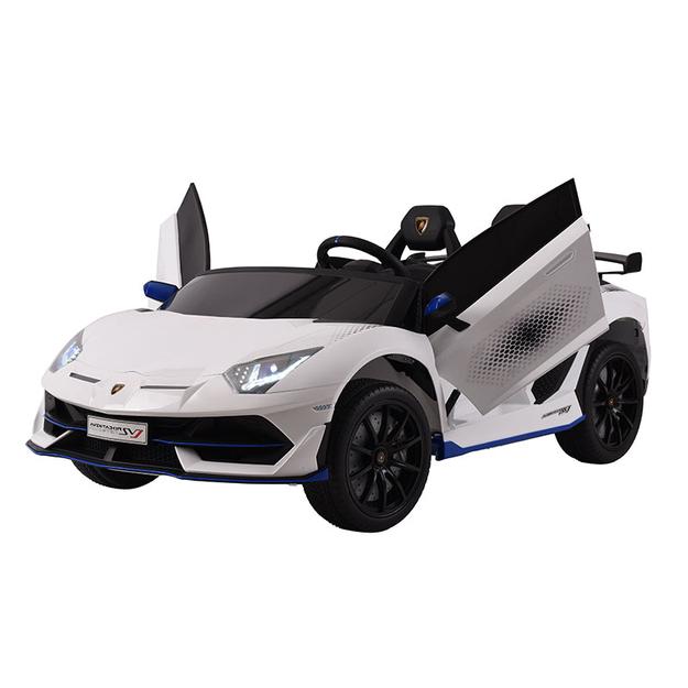 Dual Seater Lamborghini Electric Kids Car | Leather Seat | 4 Motor Kids Car