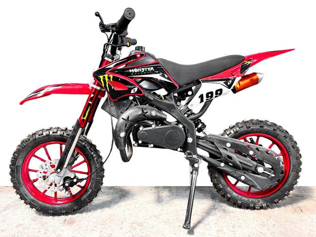 49CC Dirt Bike | Kids Sport Bike PETROL | RED