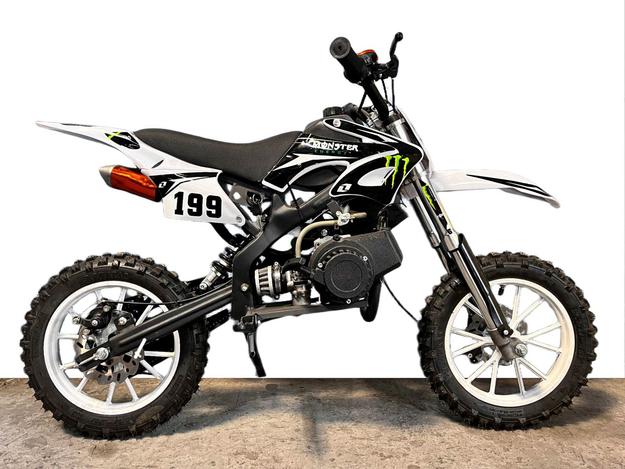 49CC Dirt Bike | Kids Sport Bike PETROL | BLACK