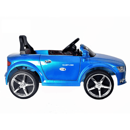 Electric Car for Kids with Remote Control & Manual Drive | Real car keys start & LED lights | Non-slip tires