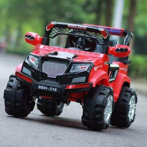 12V Battery Operated Ride-on Car for Kids | Multi-function Steering | 12 music choices & LED front lights