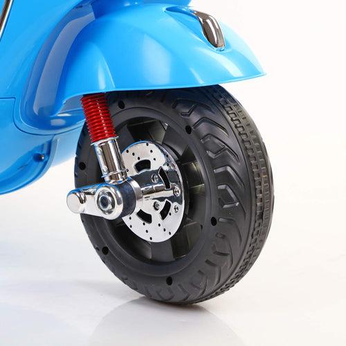 Vespa Rechargeable Battery Operated Scooter Blue