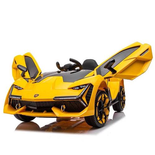 12V Battery Operated Lamborghini Car for Kids with remote | Forward and reverse motion | Rear wheels suspension