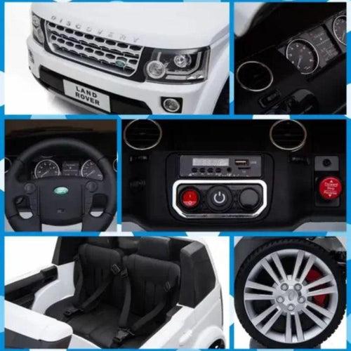 11Cart 12V Official Land Rover 12v SUV Car for Kids with Gearstick and Pedal | Multi-functional Steering