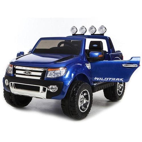 12V Pick-Up Ford Ranger Blue Electric 4x4 for Kids | Illuminated lights & 4 Wheel Drive