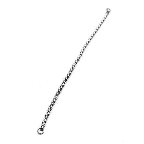 Men's Box chain Bracelet in 316 Stainless steel