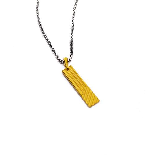 Linear Bar Pendant in Gold finish