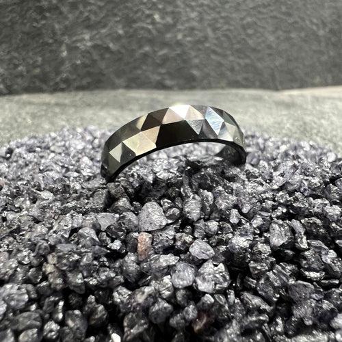 Geometric Triangular partner Stainless Steel ring