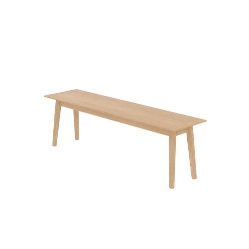 Small Sitting Bench Made of Oak Wood