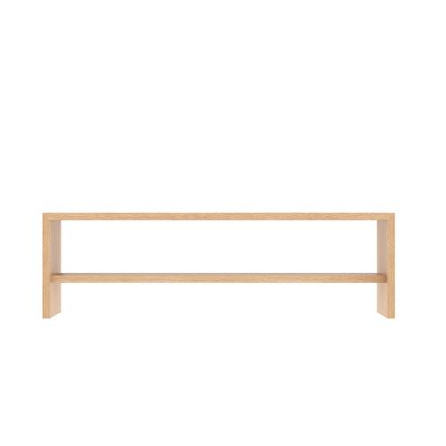 Compact Console Bench With Seating On The Side