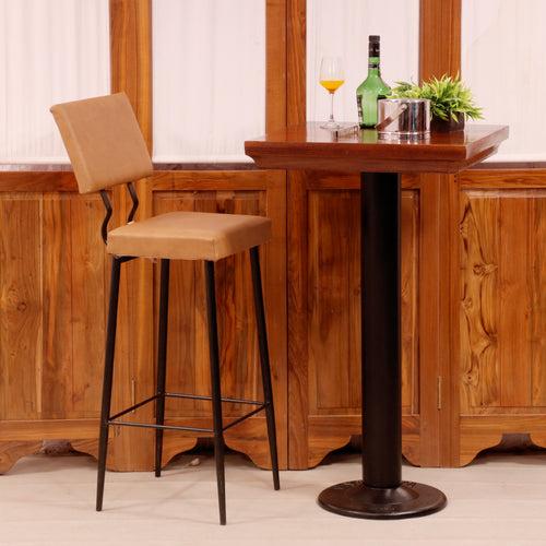 Abstract Back Bar Chair (Sophisticated Brown)