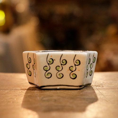 Fusion Heritage Star Shaped Ceramic Small Candle Holder