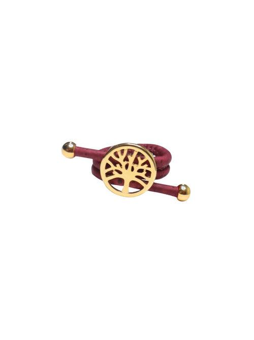 Tree of Life Cork 18K Gold Plated Ring