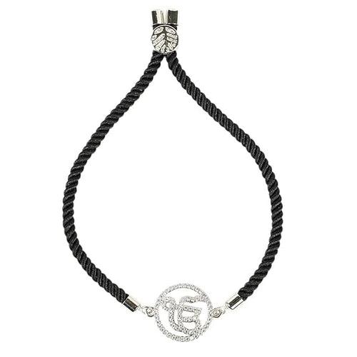 Ek Onkar Charm Adjustable Cord Bracelet For Men