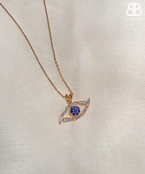 Baguette Third Eye Necklace