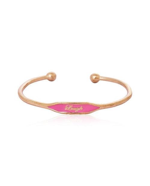 Laugh' Embossed Bracelet