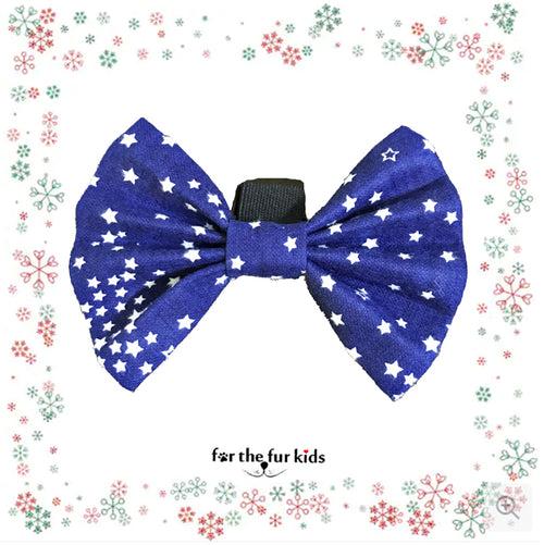 Bow Tie for Dogs: Starry Night Bow