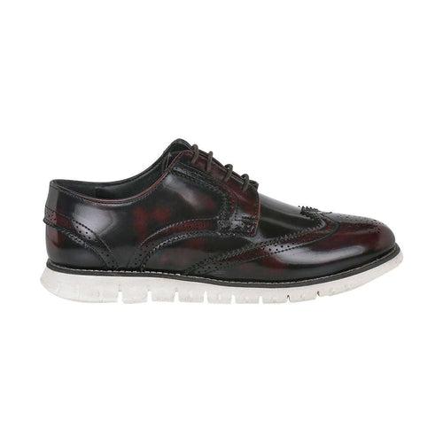 Allen Wingtip Cherry/Black Brogue Sneakers
