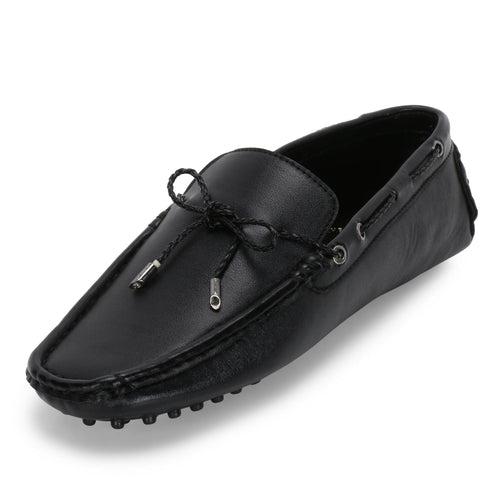 Aza Black Driving Loafers