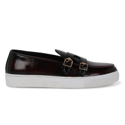 Madison Patent Cherry Brush Off Double Monk Classic Sneaker