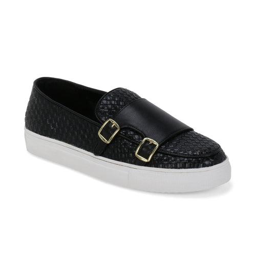 Madison Black Double Monk Braided Sneaker