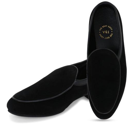 Boston Black Suede Classic Loafer