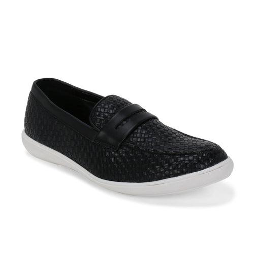 Lima Black Penny Braided Sneaker