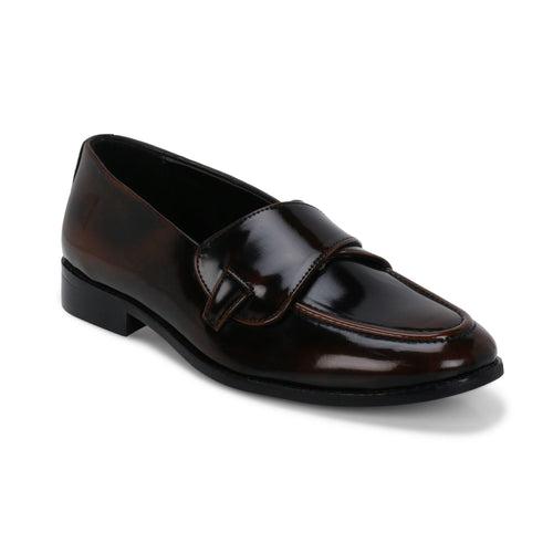Columbus Black Tan Brush Off Butterfly Loafer