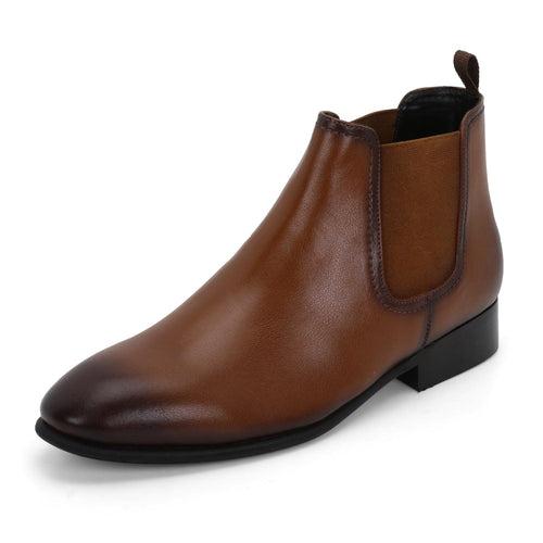 Alpha Tan Chelsea Boots