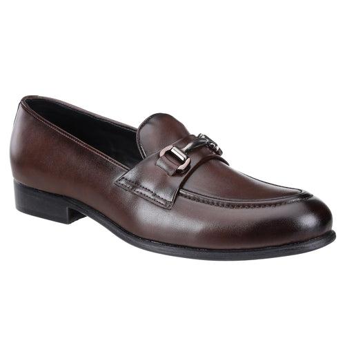 St.James Brown Buckle Loafers