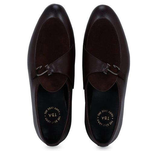 Anchor Brown  Buckle Loafers.