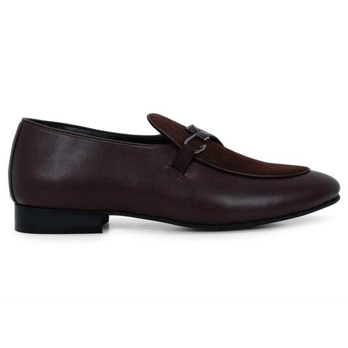 Anchor Brown  Buckle Loafers.