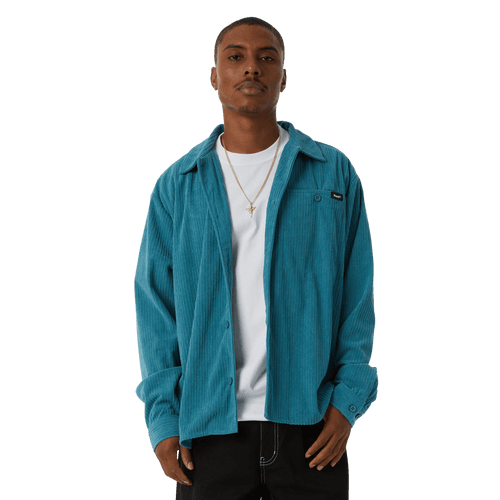 Huf Co Corduroy Overshirt (Dark Teal)