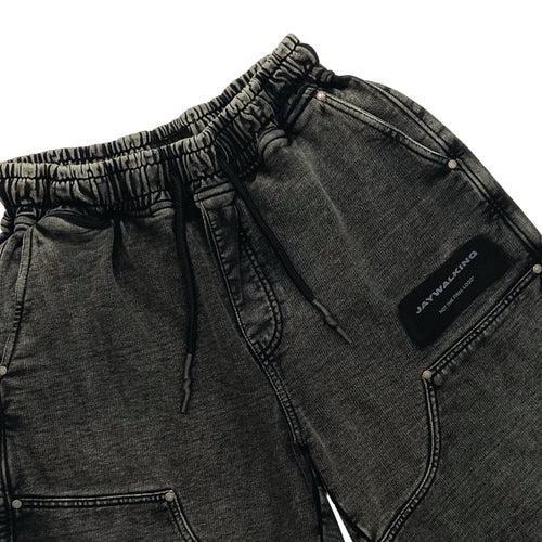 Carpenter Shorts (Washed Grey)