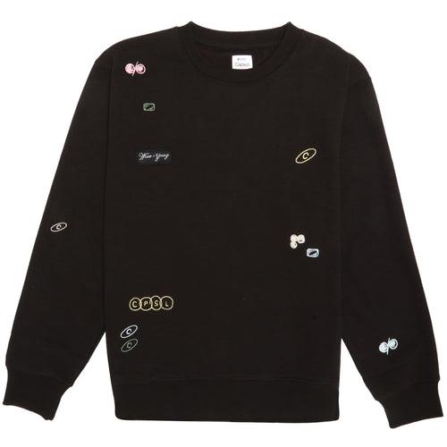 Logo Universe Sweatshirt (Washed Black)