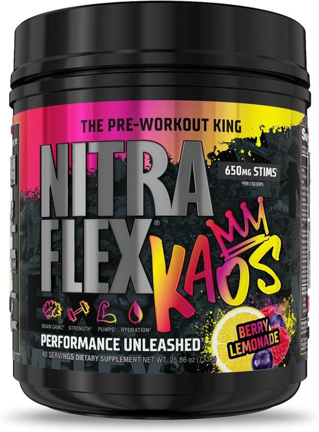 GAT SPORT Nitraflex KAOS Pre-Workout Powder