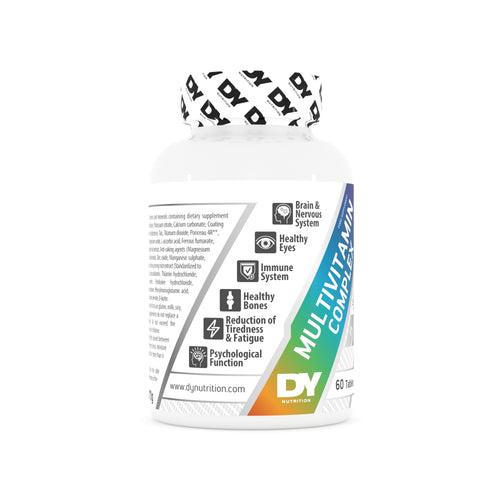 DY Nutrition Multivitamin Complex - 60Caps (Each serving delivers the 24 key vitamins and minerals, plus 4mg Co-enzyme Q-10 and 220mg Panax Ginseng (adaptogens).