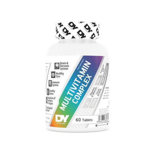 DY Nutrition Multivitamin Complex - 60Caps (Each serving delivers the 24 key vitamins and minerals, plus 4mg Co-enzyme Q-10 and 220mg Panax Ginseng (adaptogens).