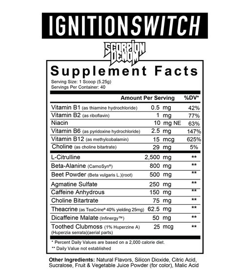 AXE & SLEDGE IGNITION SWITCH // PRE-STIM